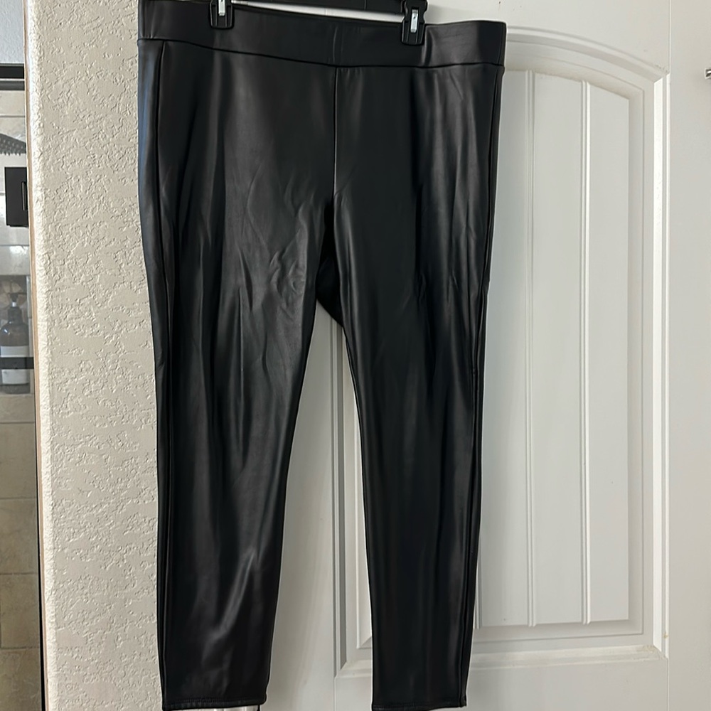 LOFT faux leather leggings